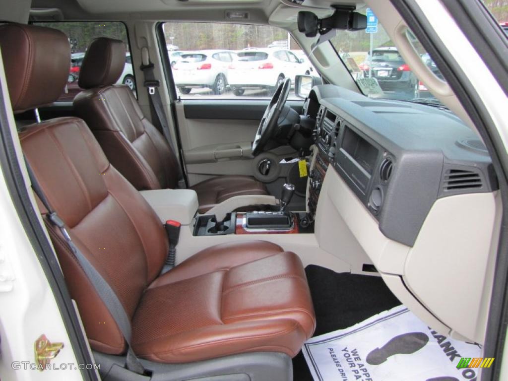 Saddle Brown Interior 2006 Jeep Commander Limited Photo #46009871
