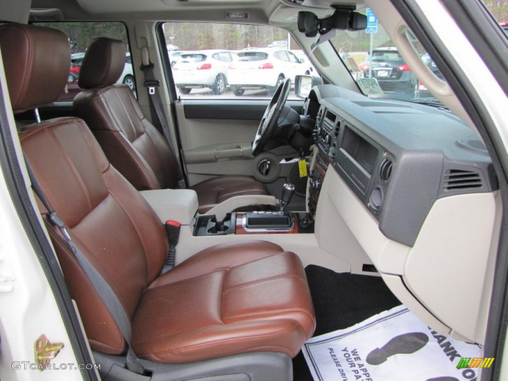 Saddle Brown Interior 2006 Jeep Commander Limited Photo 46009871