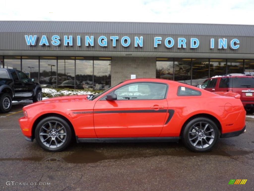 Race Red Ford Mustang