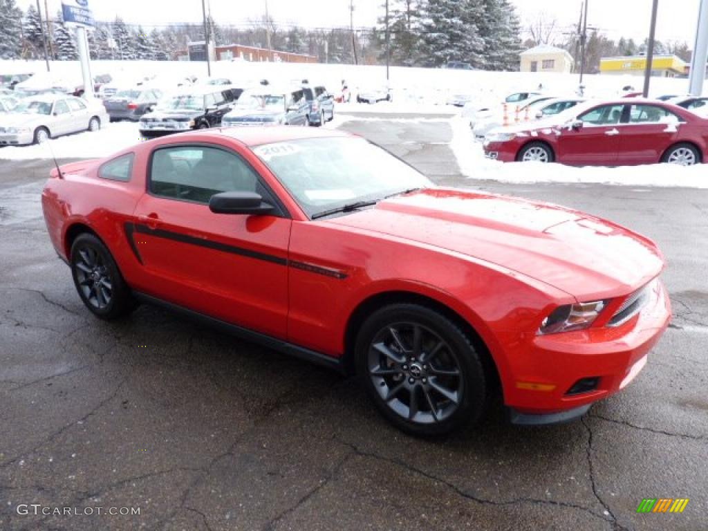 2011 Mustang V6 Mustang Club of America Edition Coupe - Race Red / Charcoal Black photo #6
