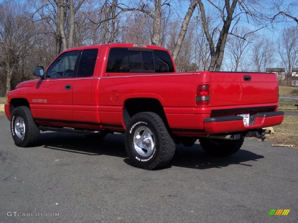 Flame Red 1999 Dodge Ram 1500 Sport Extended Cab 4x4 Exterior Photo #46010096