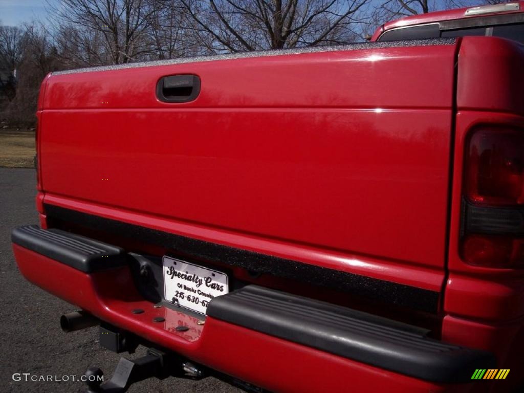 1999 Ram 1500 Sport Extended Cab 4x4 - Flame Red / Mist Gray photo #26