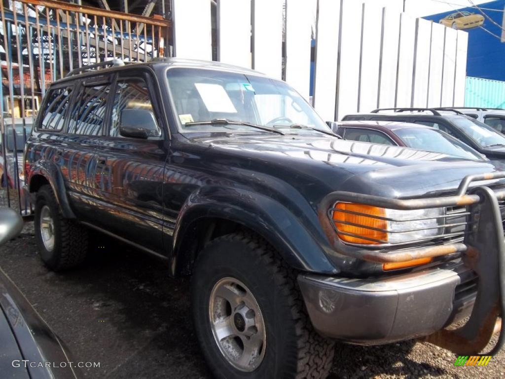 1993 Land Cruiser  - Dark Bluish Gray Metallic / Gray photo #1