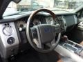 Charcoal Black Leather/Caramel Brown 2009 Ford Expedition EL Limited 4x4 Dashboard