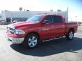 2011 Flame Red Dodge Ram 1500 Big Horn Crew Cab 4x4  photo #1