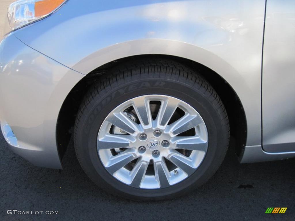 2011 Toyota Sienna Limited Wheel Photo #46010869