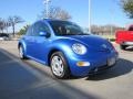 2001 Techno Blue Pearl Volkswagen New Beetle GLS Coupe  photo #7