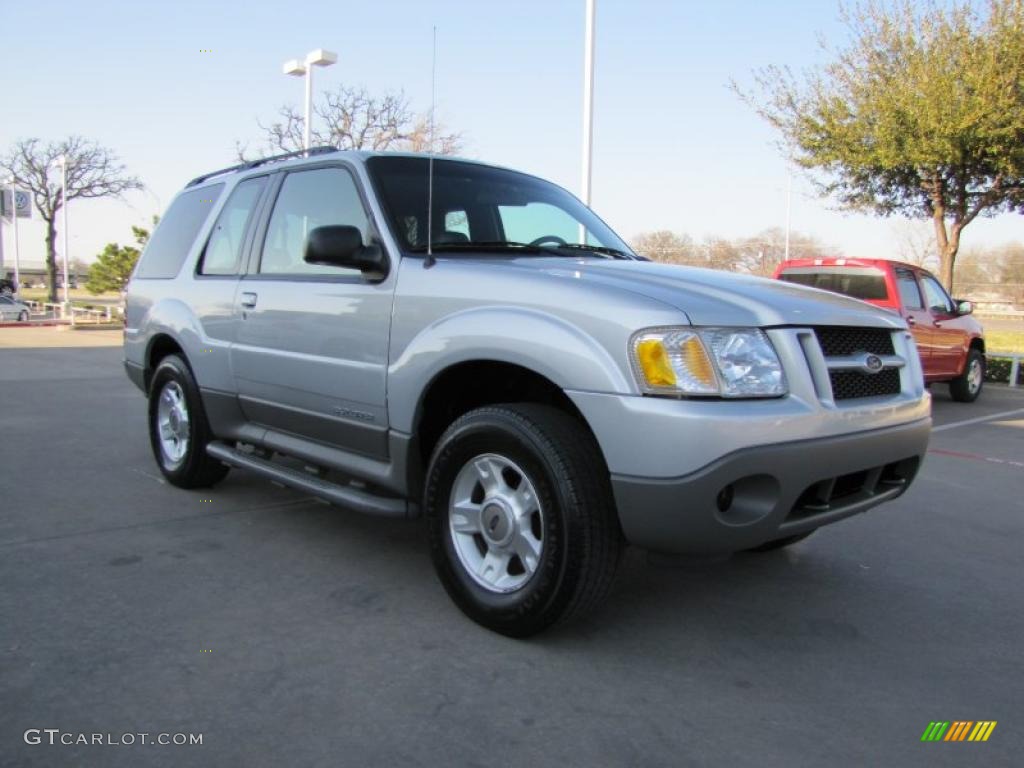Silver Birch Metallic 2002 Ford Explorer Sport 4x4 Exterior Photo #46011331