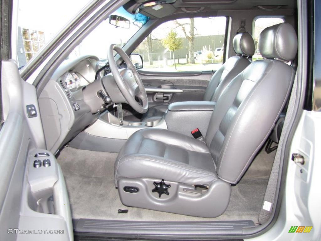 Graphite Interior 2002 Ford Explorer Sport 4x4 Photo #46011349