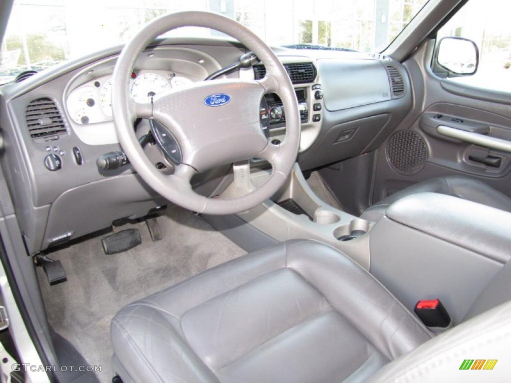 Graphite Interior 2002 Ford Explorer Sport 4x4 Photo #46011394
