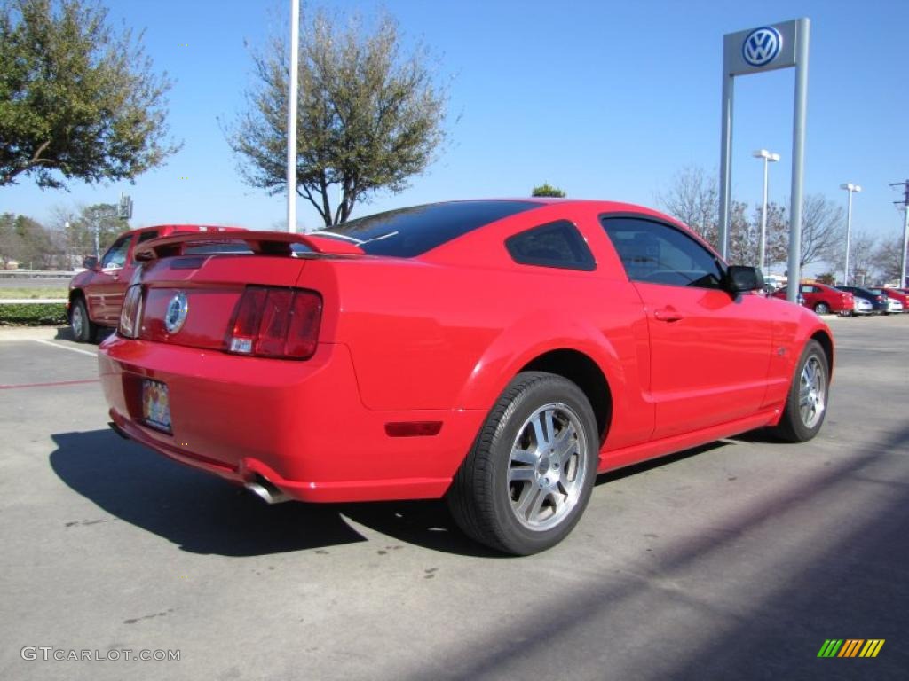 2005 Mustang GT Premium Coupe - Torch Red / Red Leather photo #5