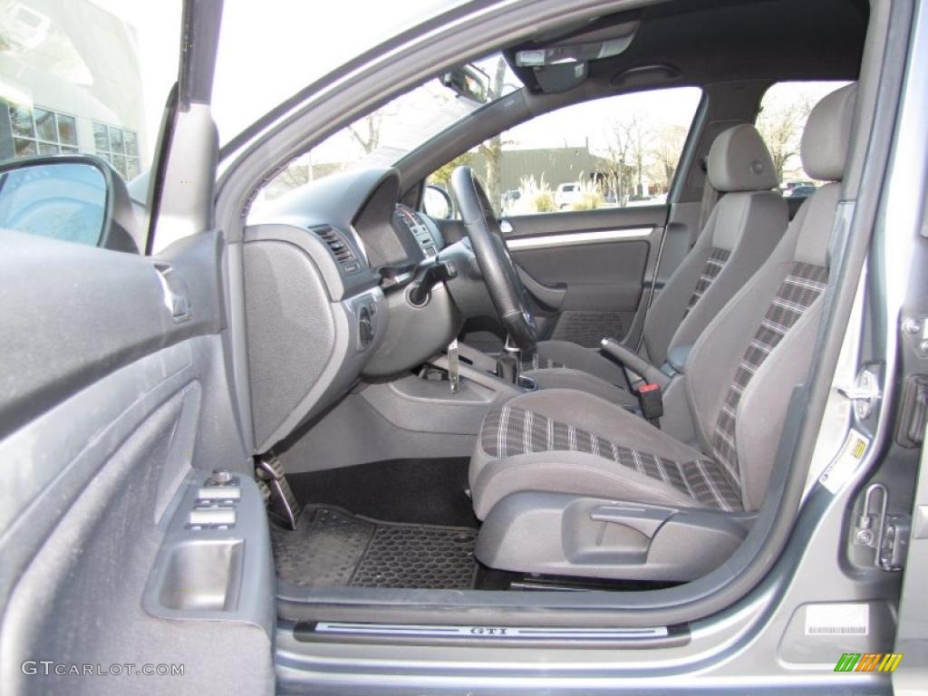 Interlagos Plaid Cloth Interior 2007 Volkswagen GTI 4 Door Photo #46011604
