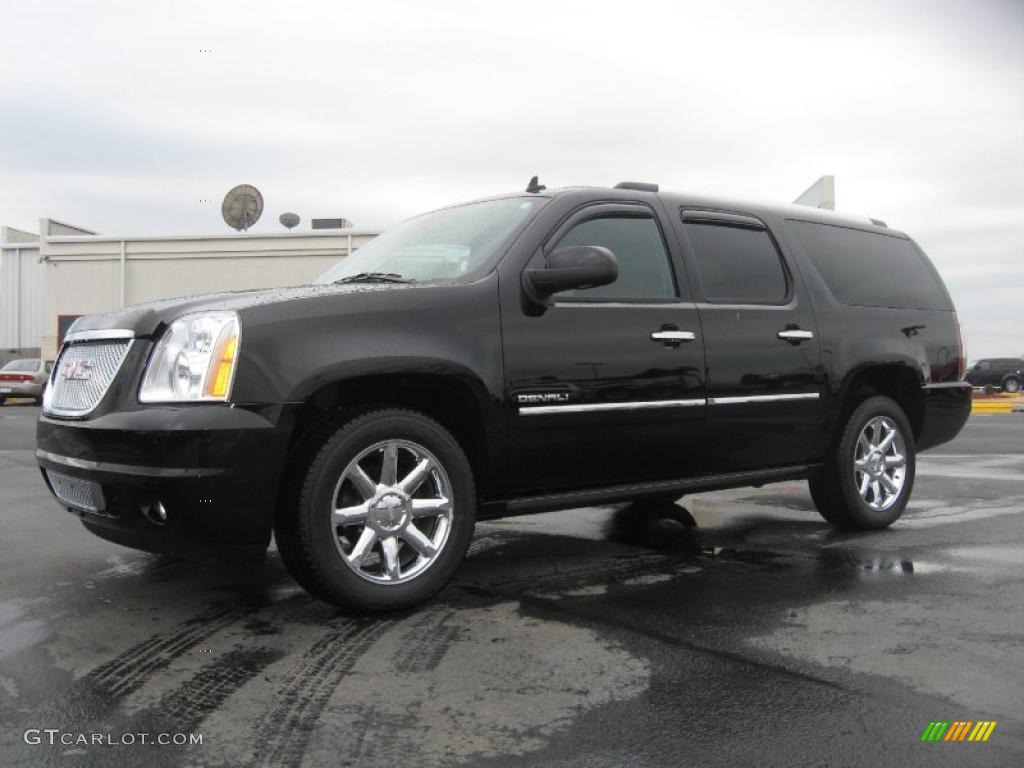 2011 Yukon XL Denali AWD - Onyx Black / Ebony photo #1