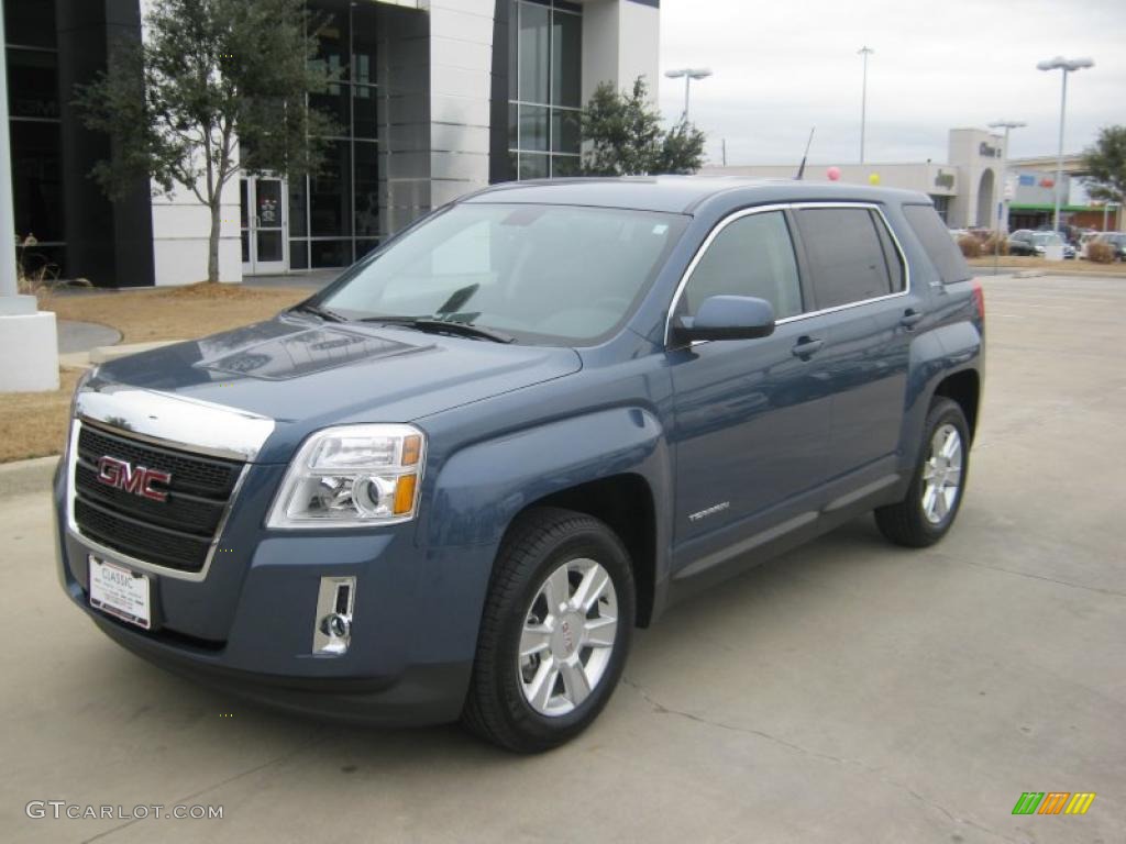 2011 Terrain SLE - Steel Blue Metallic / Jet Black photo #1