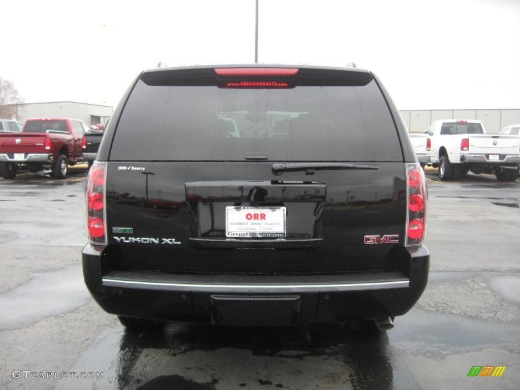 2011 Yukon XL Denali AWD - Onyx Black / Ebony photo #6