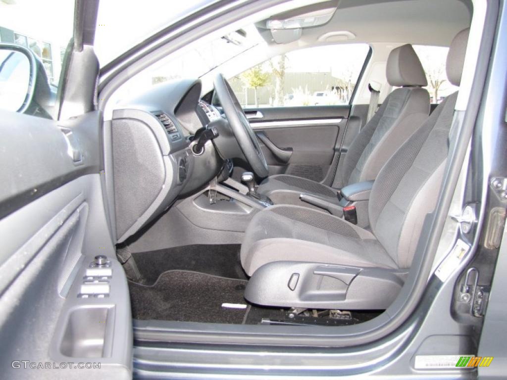 2009 Jetta S Sedan - Platinum Gray Metallic / Anthracite photo #9