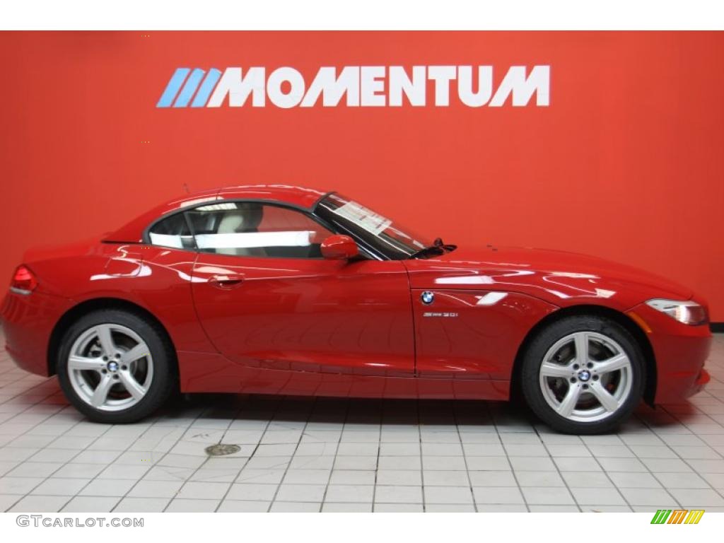 2011 Z4 sDrive30i Roadster - Crimson Red / Beige photo #9