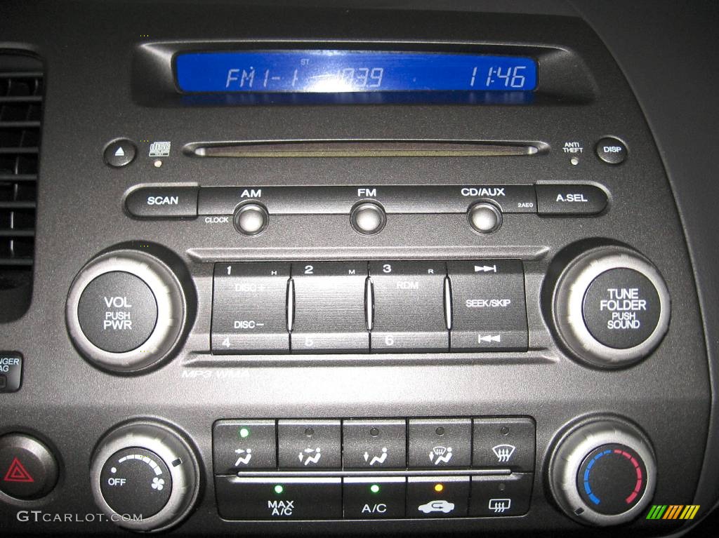 2007 Civic LX Sedan - Galaxy Gray Metallic / Gray photo #15