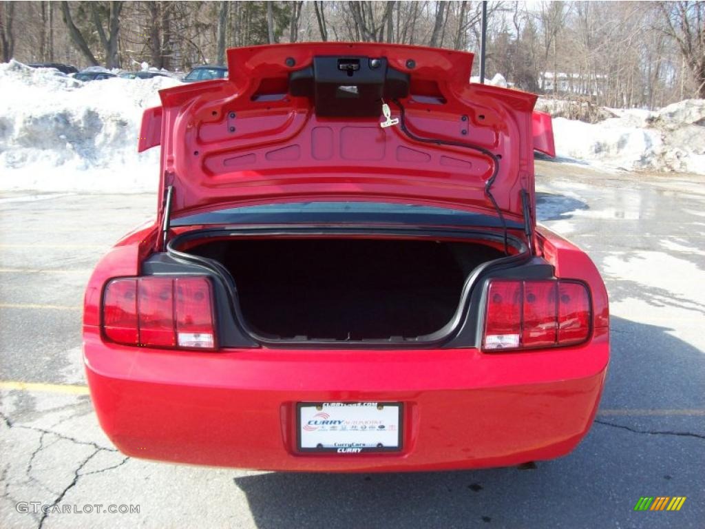 2006 Mustang V6 Premium Coupe - Torch Red / Dark Charcoal photo #8