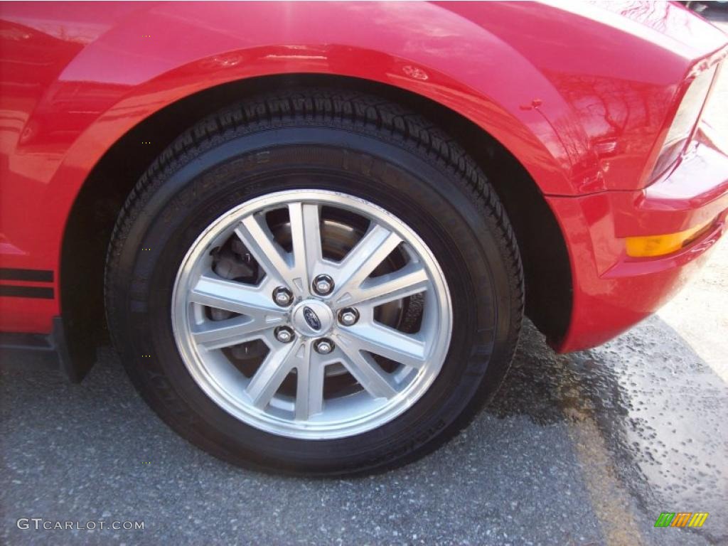 2006 Mustang V6 Premium Coupe - Torch Red / Dark Charcoal photo #9