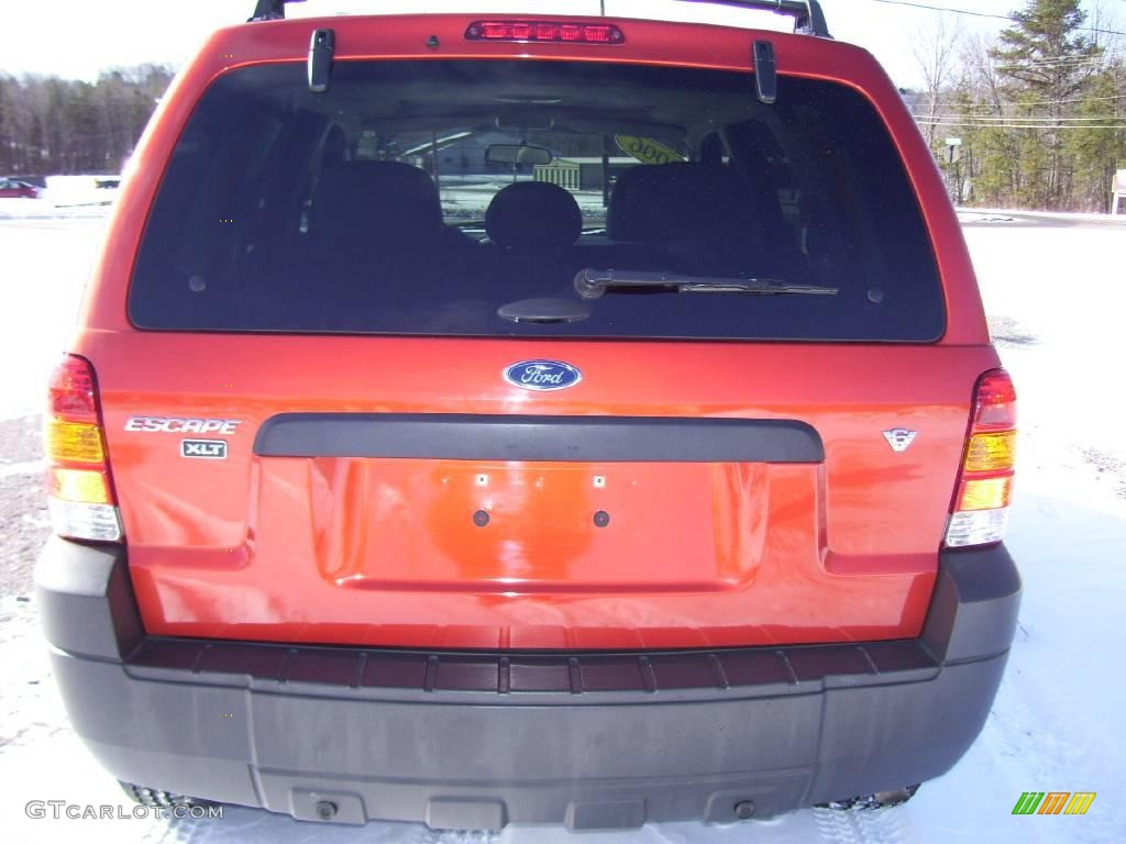 2006 Escape XLT V6 4WD - Blazing Copper Metallic / Medium/Dark Flint photo #6