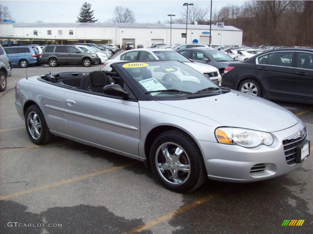 Bright Silver Metallic 2006 Chrysler Sebring Convertible Exterior Photo #46015654