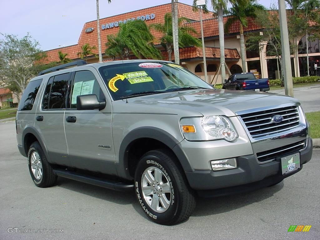 2006 Explorer XLT - Silver Birch Metallic / Stone photo #1