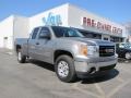 2008 Steel Gray Metallic GMC Sierra 1500 SLE Extended Cab  photo #1