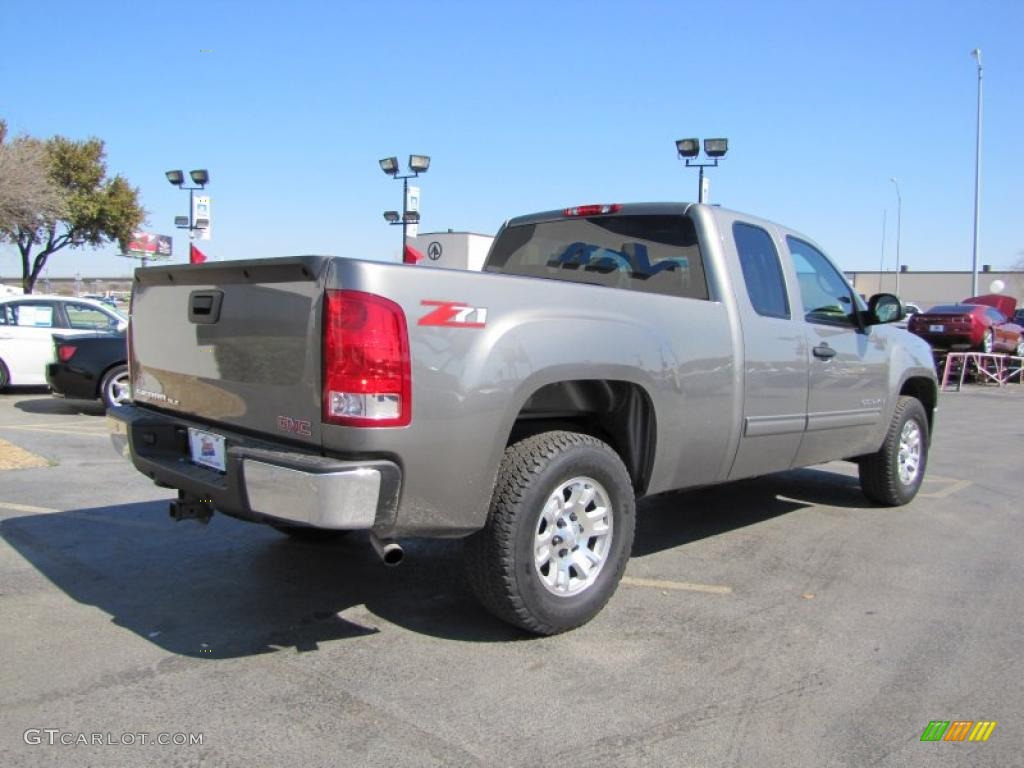 Steel Gray Metallic 2008 GMC Sierra 1500 SLE Extended Cab Exterior Photo #46016503