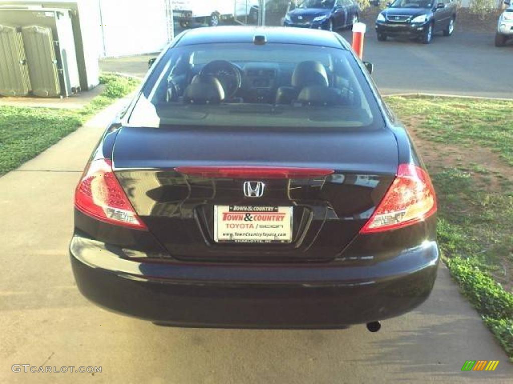 2006 Accord EX-L Coupe - Nighthawk Black Pearl / Black photo #4