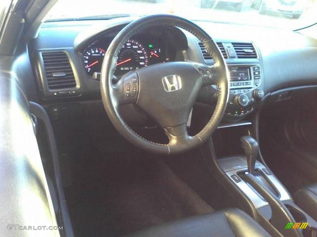 2006 Accord EX-L Coupe - Nighthawk Black Pearl / Black photo #5