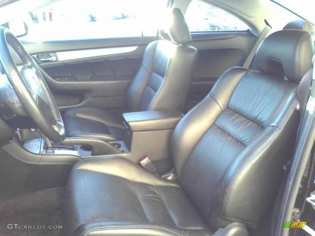 2006 Accord EX-L Coupe - Nighthawk Black Pearl / Black photo #6