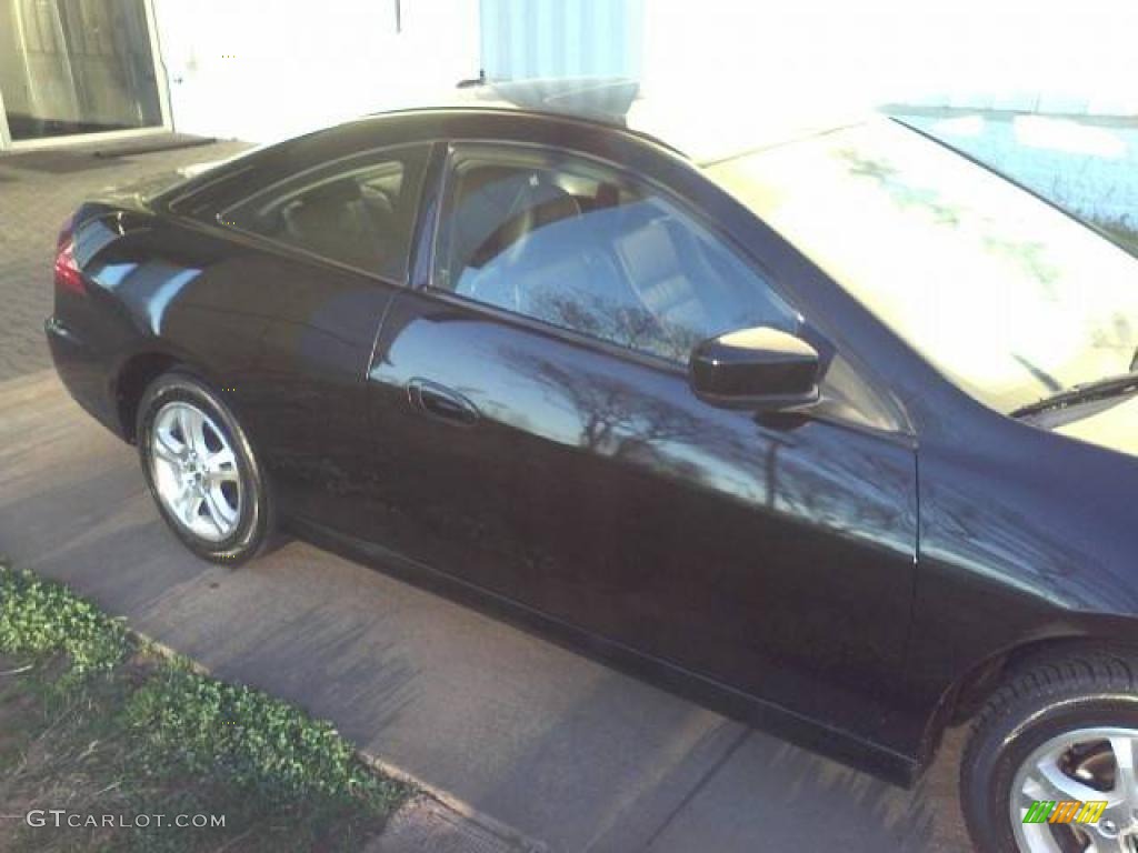 2006 Accord EX-L Coupe - Nighthawk Black Pearl / Black photo #21