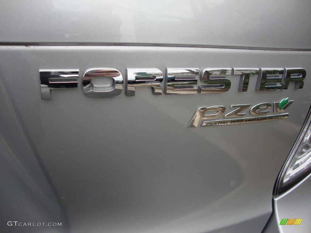 2010 Forester 2.5 X Premium - Steel Silver Metallic / Black photo #5