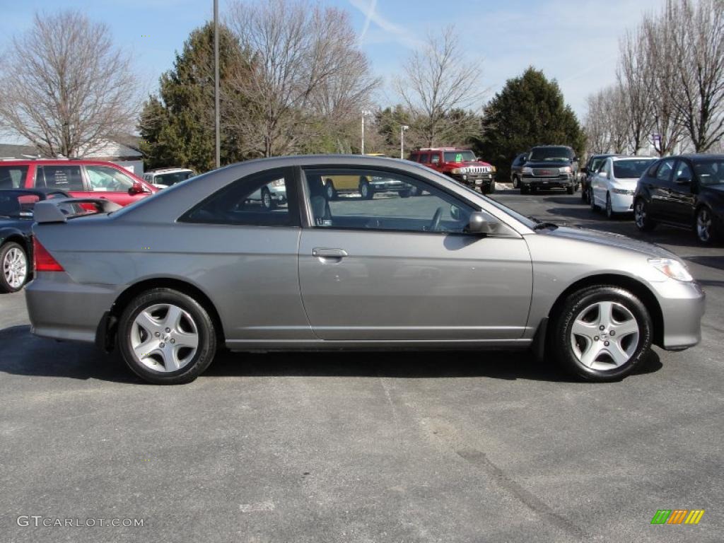 Magnesium Metallic 2004 Honda Civic EX Coupe Exterior Photo #46019029