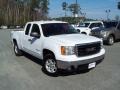 Summit White 2008 GMC Sierra 1500 SLT Extended Cab 4x4 Exterior