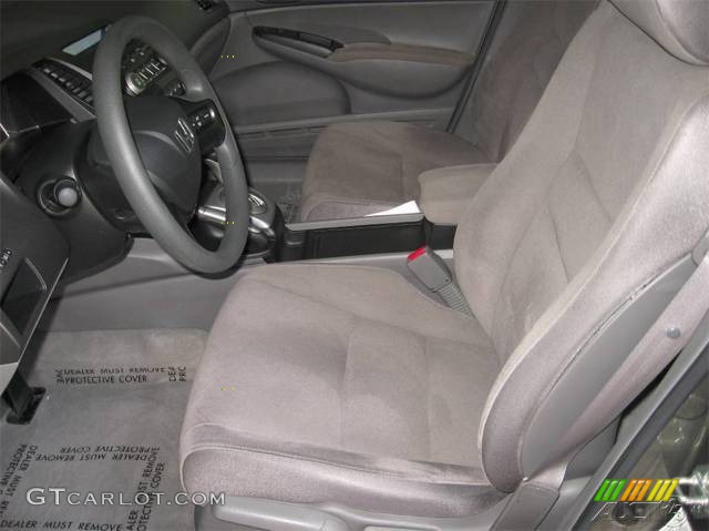 2007 Civic LX Sedan - Galaxy Gray Metallic / Gray photo #24