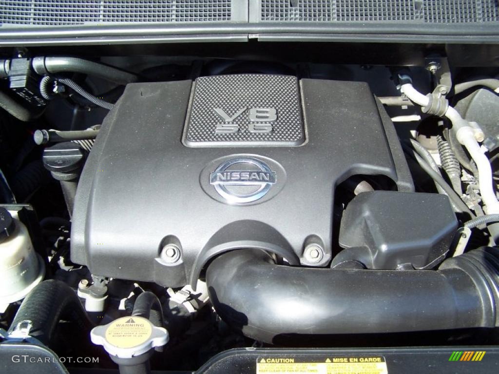 2007 Nissan Titan Crew Cab 5.6 Liter DOHC 32-Valve V8 Engine Photo #46019452