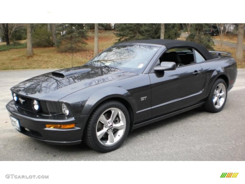 2008 Mustang GT Premium Convertible - Alloy Metallic / Dark Charcoal photo #1