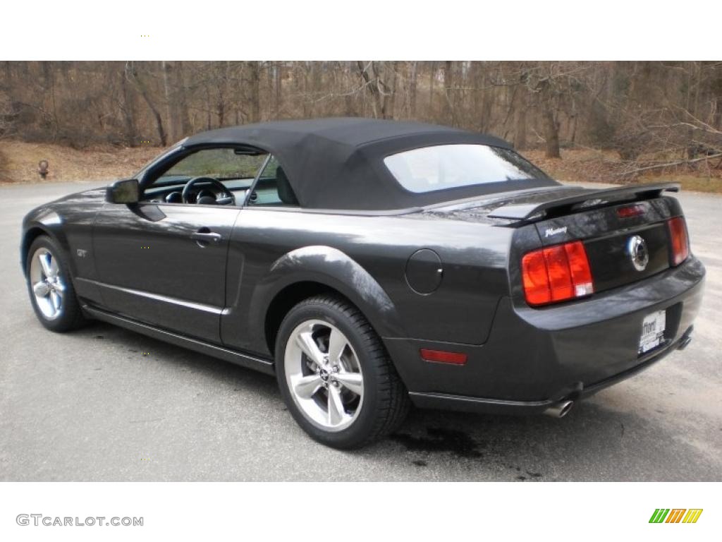 2008 Mustang GT Premium Convertible - Alloy Metallic / Dark Charcoal photo #4