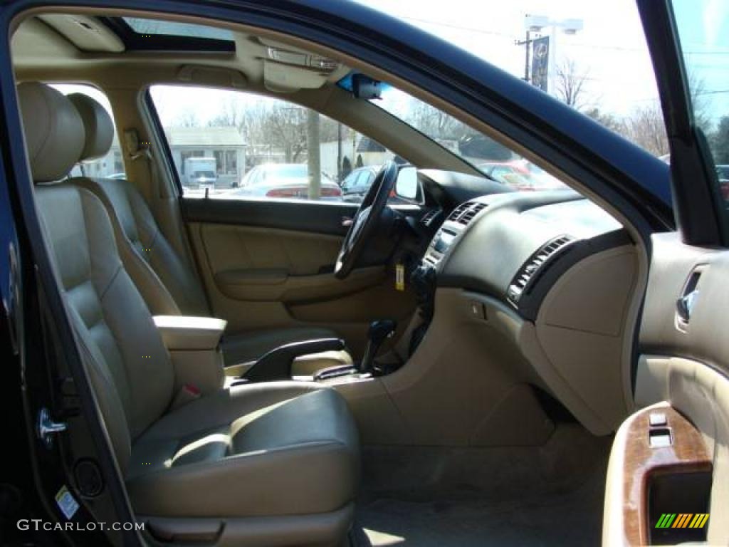 2006 Accord EX-L Sedan - Nighthawk Black Pearl / Ivory photo #8