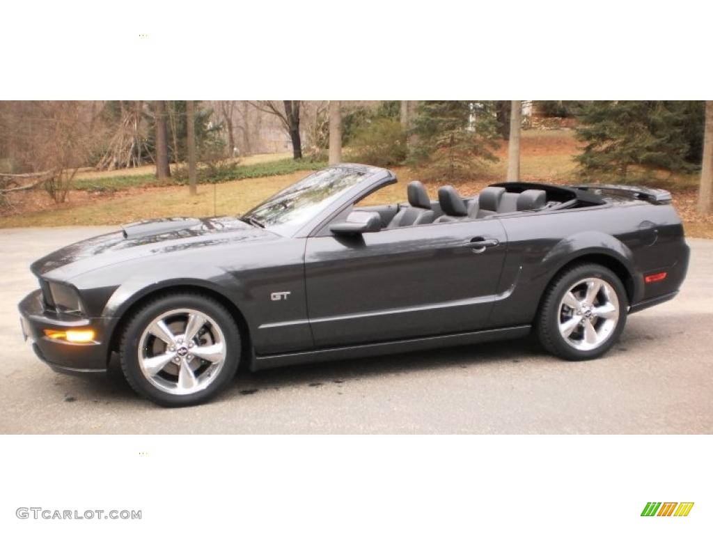 2008 Mustang GT Premium Convertible - Alloy Metallic / Dark Charcoal photo #7