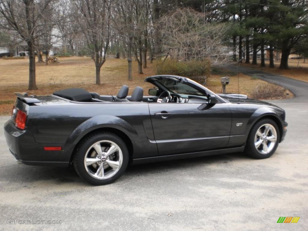 2008 Mustang GT Premium Convertible - Alloy Metallic / Dark Charcoal photo #8
