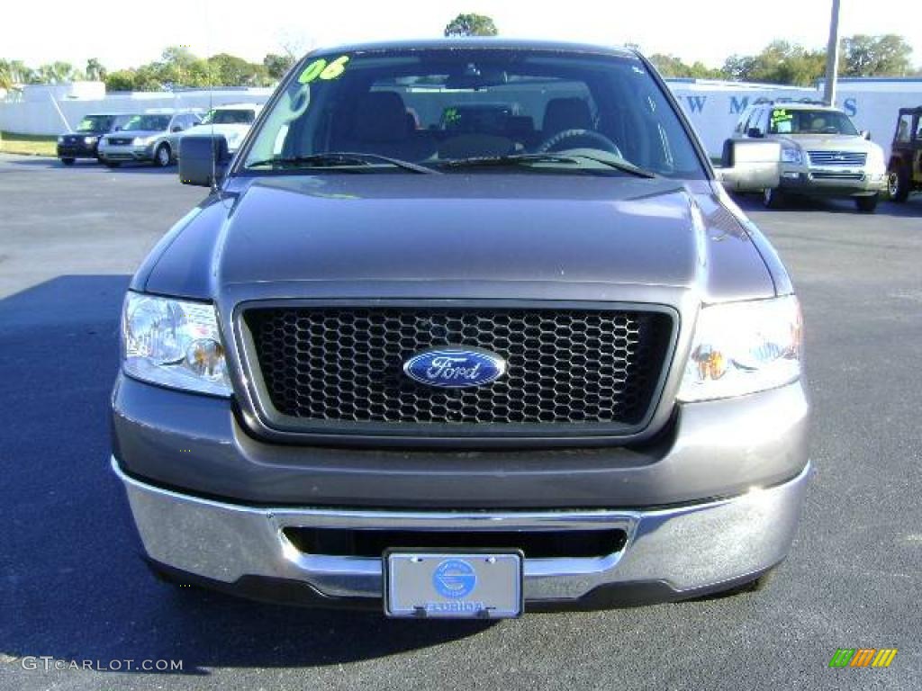 2006 F150 XLT SuperCrew - Dark Shadow Grey Metallic / Medium/Dark Flint photo #2