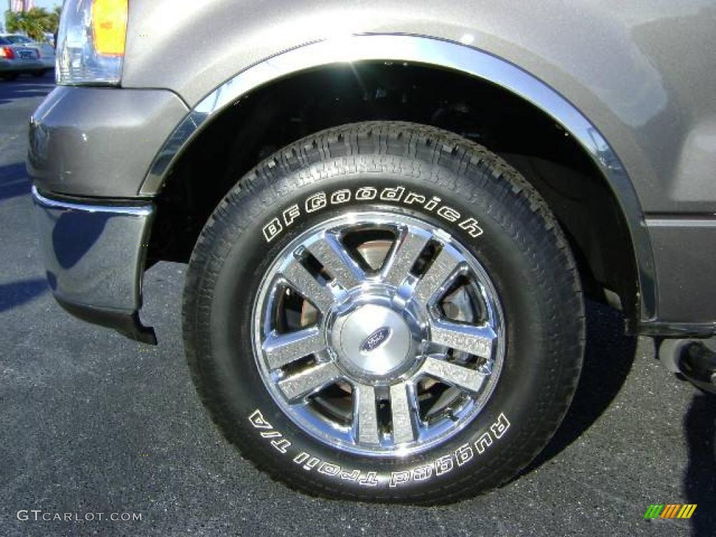 2006 F150 XLT SuperCrew - Dark Shadow Grey Metallic / Medium/Dark Flint photo #13