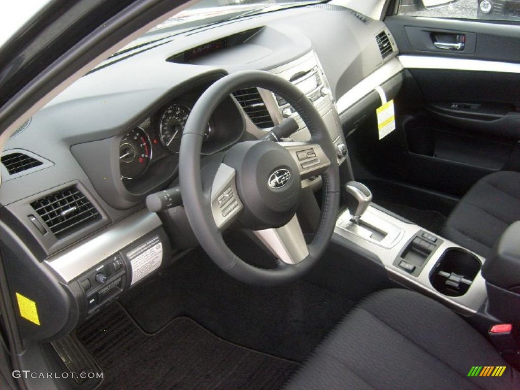 Off-Black Interior 2011 Subaru Legacy 2.5i Premium Photo #46021606