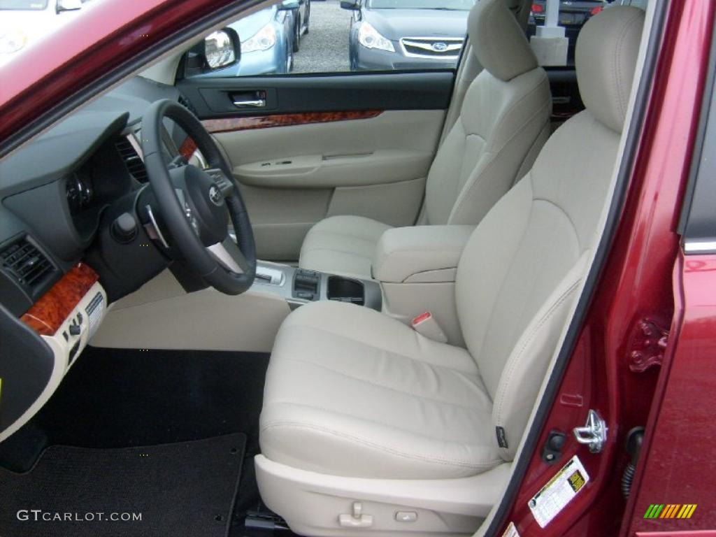 Warm Ivory Interior 2011 Subaru Outback 2.5i Limited Wagon Photo #46021849