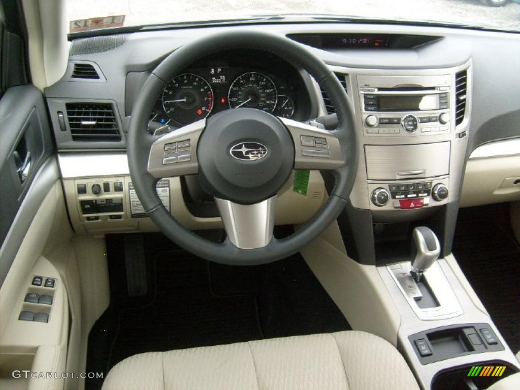 2011 Subaru Legacy 2.5i Premium Warm Ivory Dashboard Photo #46021888