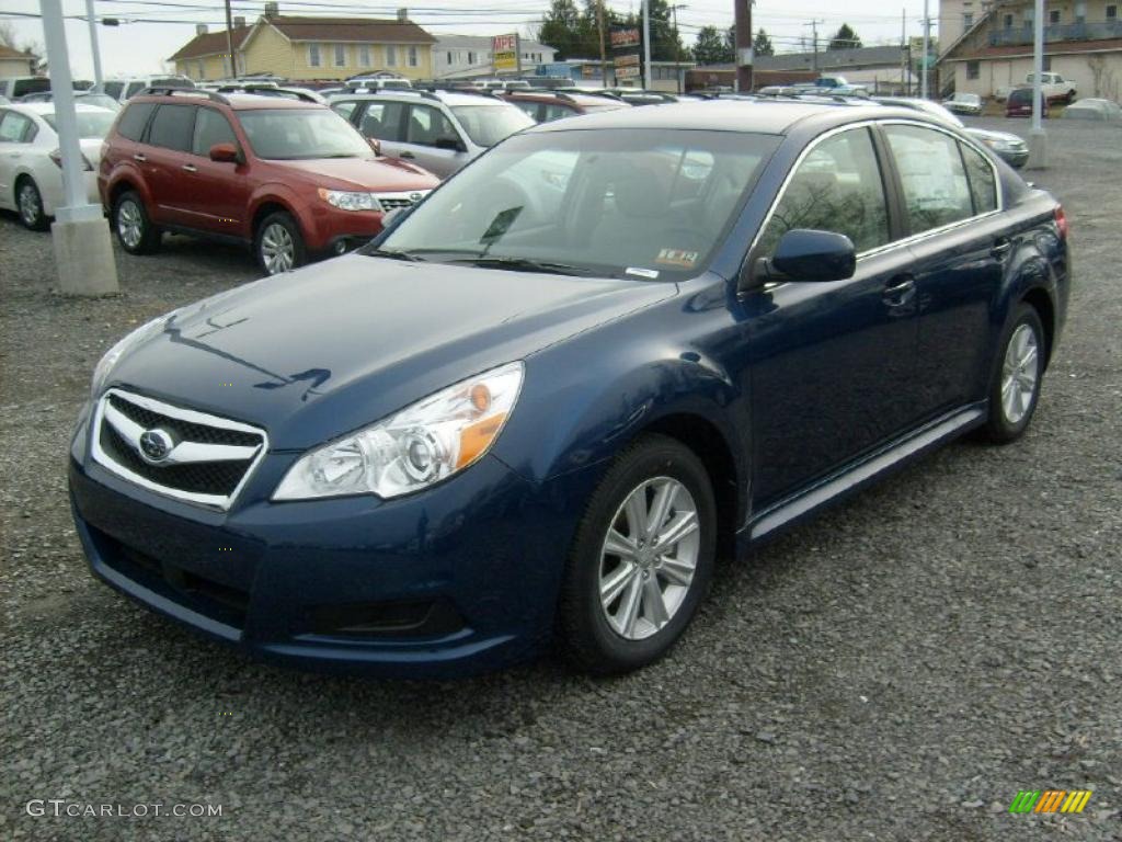 Azurite Blue Pearl 2011 Subaru Legacy 2.5i Premium Exterior Photo #46021966