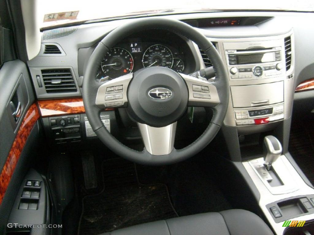 2011 Subaru Legacy 2.5i Limited Off-Black Dashboard Photo #46022038